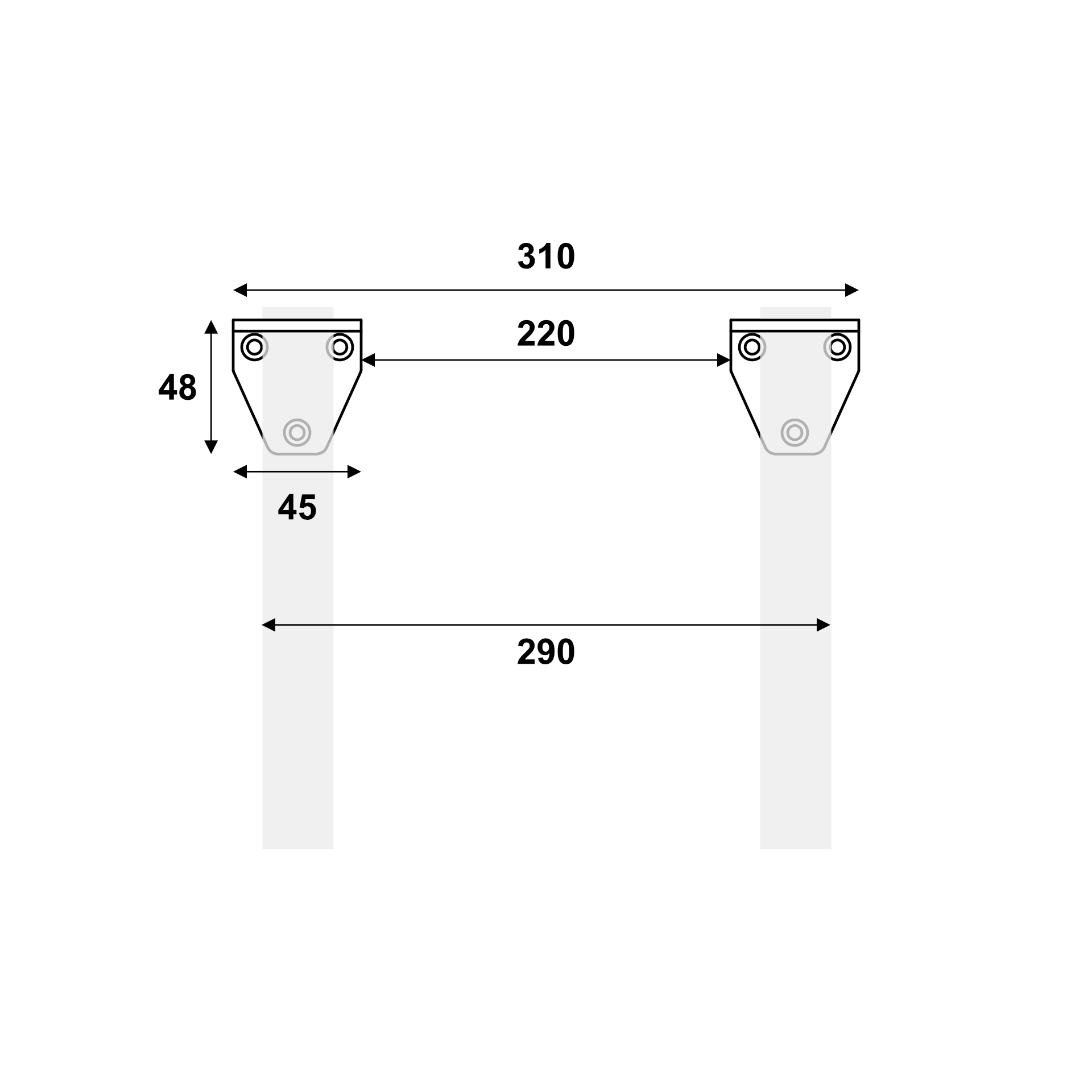 Hook Ladder with Handles 90x29 cm 3 Steps - Image 3
