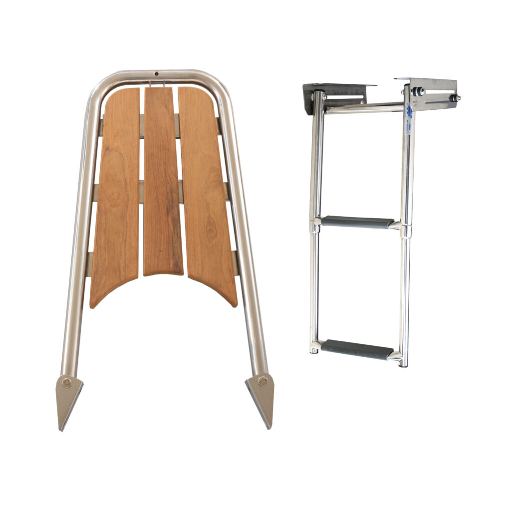 Classic bowsprit HP65 | Teak | 18-28 ft sailing yacht | With ladder Image