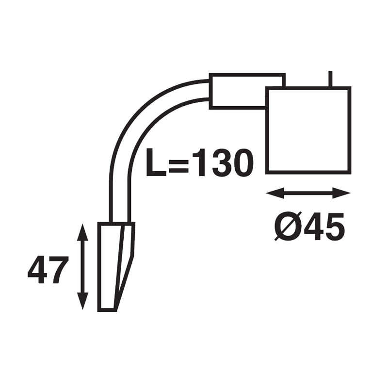 Kurs Lighting Chart Short Flexible Arm | Matte silver - Image 3