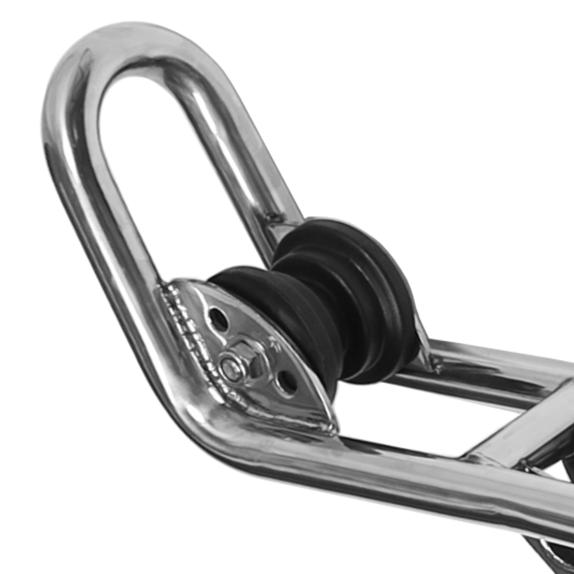 Anchor holder with strut & lock | Straight transom | 20kg anchor - Image 4